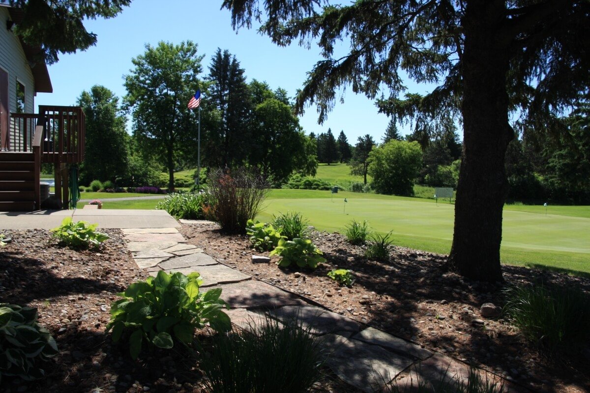 Walkway near the practice green